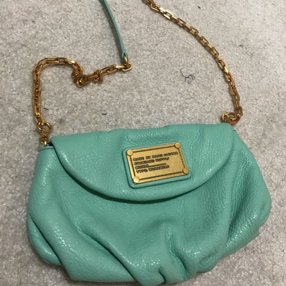 Marc by Marc Jacobs teal/turquoise small crossbody